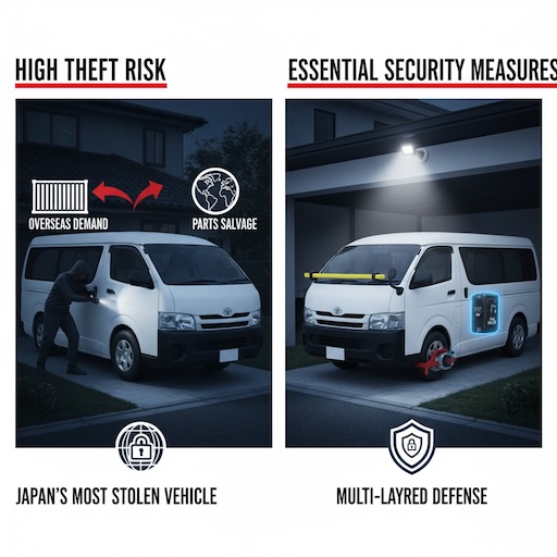 高い盗難リスクと必須の防犯対策